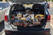 food in a trunk