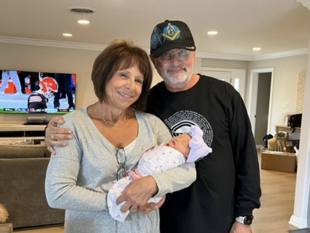 Michael, his wife Lori and their granddaughter Sadie