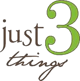 just 3 things logo