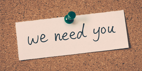 we need you note